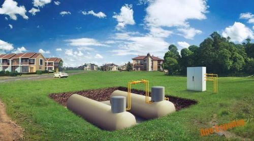 Подключение газгольдера к дому. Вертикальный и горизонтальный газгольдер: плюсы и минусы