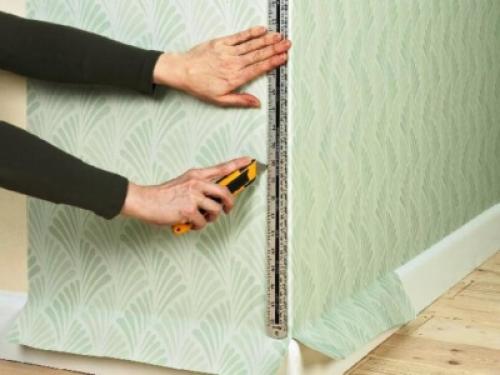 Стык декоративной штукатурки с обоями. Как совместить декоративную штукатурку и обои: 3 совета 10