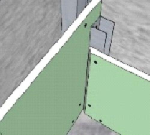 Внутренний угол из гипсокартона. Делаем углы из гипсокартона, секреты монтажа