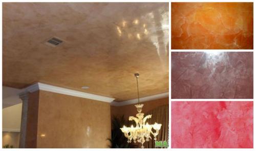 Декоративная штукатурка и обои на одной стене. Предварительная обработка стен 06