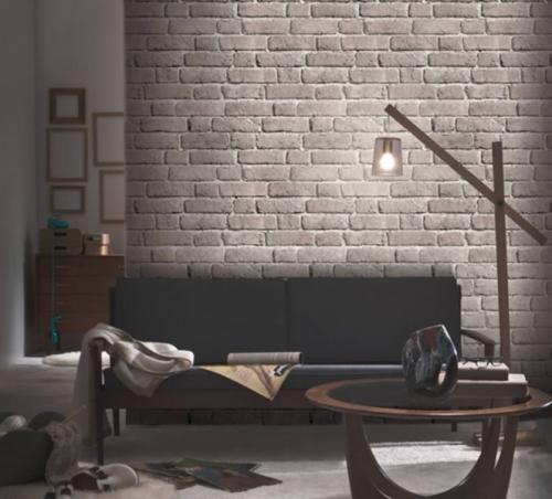 Какие обои сочетаются с белой кирпичной стеной. Идеи для декорирования