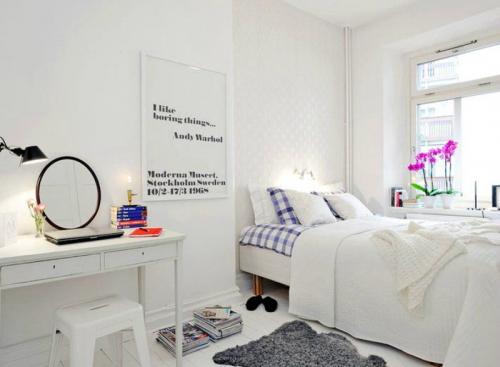 Белые стены в интерьере 2022. Особенности белого цвета в разных стилях 14