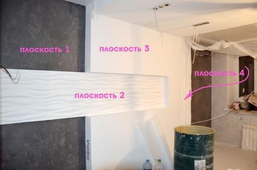 Как стыковать обои с декоративной штукатуркой. Как правильно стыковать разные материалы