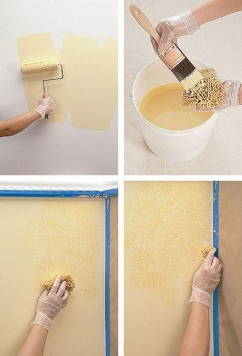 Бюджетная покраска стен. Как красиво покрасить стены