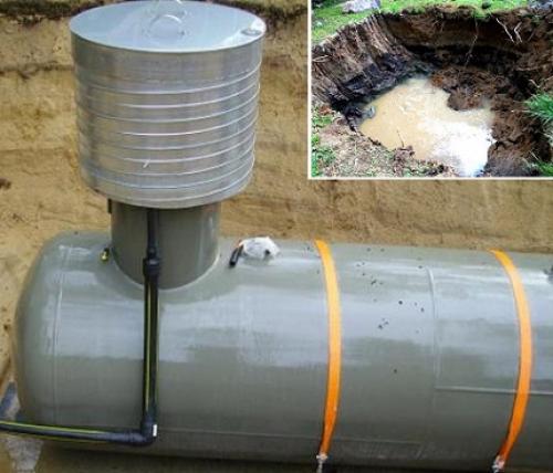 Охранная зона газгольдера. Оценка участка: возможность монтажа газгольдера