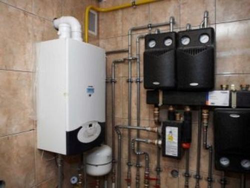 Схема газового отопления в частном доме. Стандартная схема и комплектация обвязки для газового котлоагрегата 06 Схема газового отопления в частном доме. Стандартная схема и комплектация обвязки для газового котлоагрегата 06